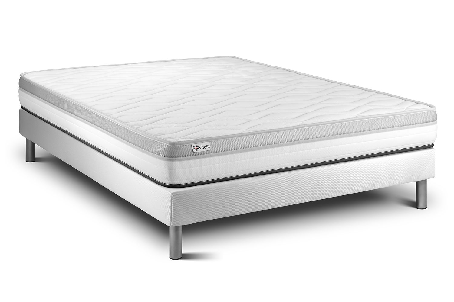 Ensemble matelas 140x200 Mousse - 18 cm Ensemble matelas 140x200 Mousse - 18 cm