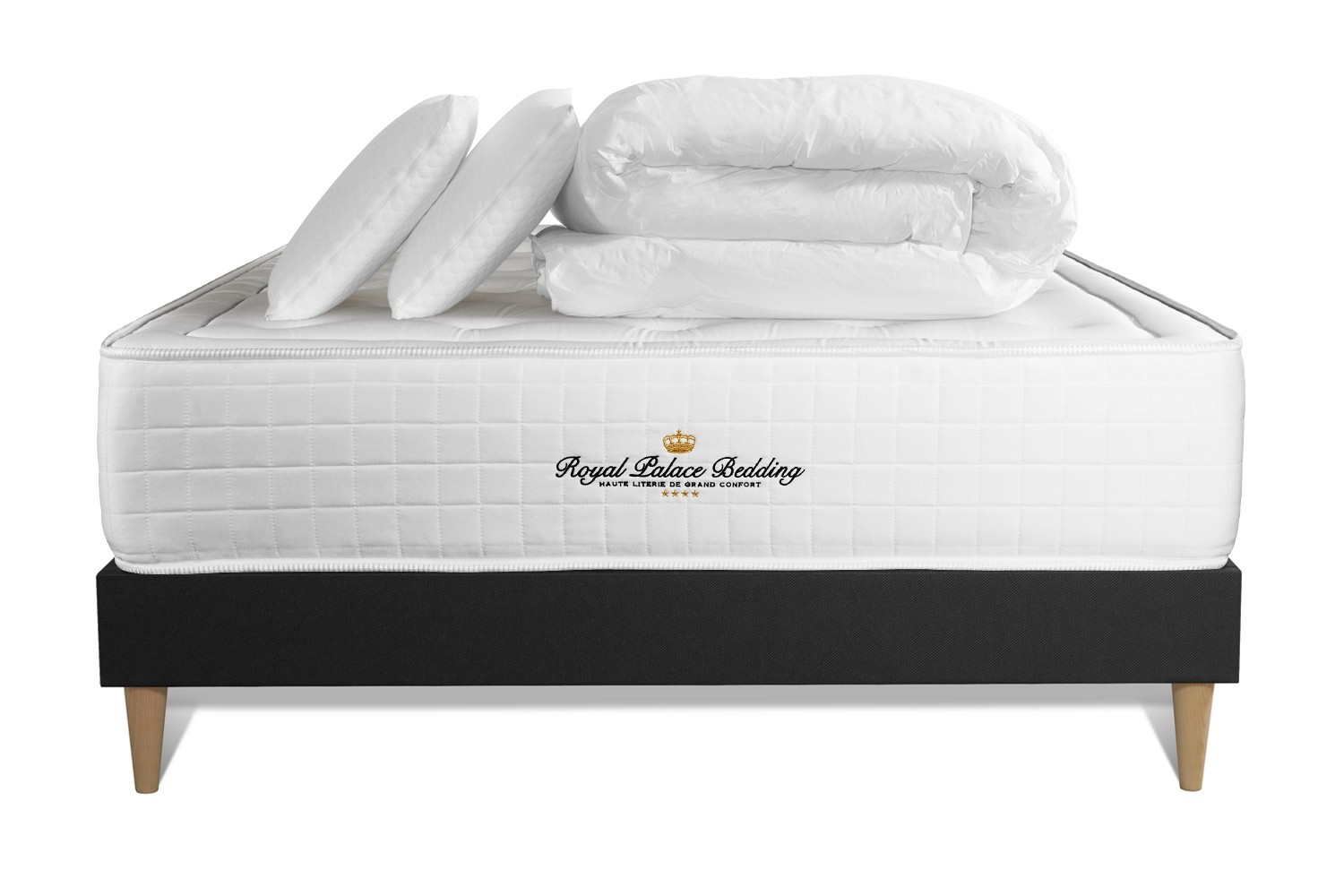 Pack matelas sommier kit 180x200 oreiller couette Pack matelas sommier kit 180x200 oreiller couette