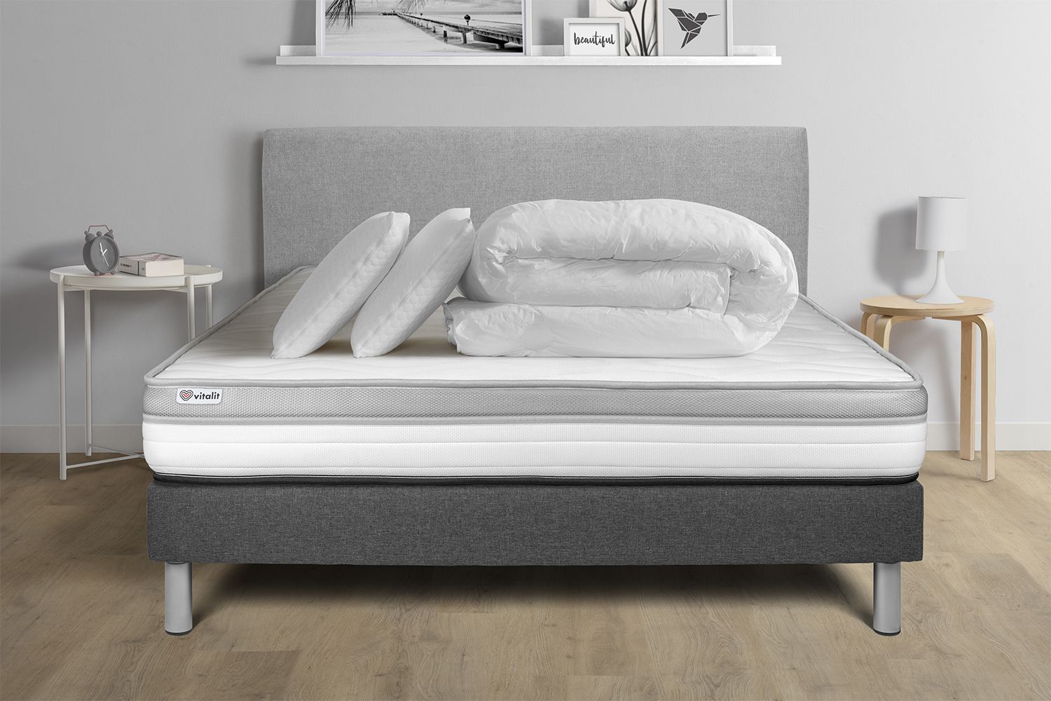 Pack prêt à dormir 200x200 Mousse Pack prêt à dormir 200x200 Mousse