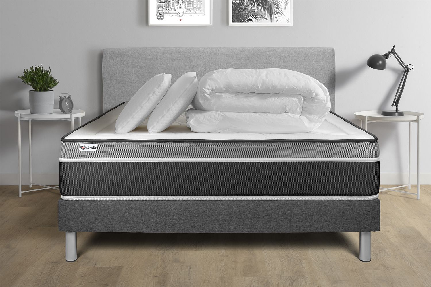Pack prêt à dormir 160x200 Ressorts Mémoire de forme Pack prêt à dormir 160x200 Ressorts Mémoire de forme