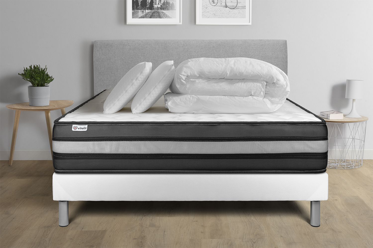 Pack prêt à dormir 140x190 Mémoire de forme Pack prêt à dormir 140x190 Mémoire de forme