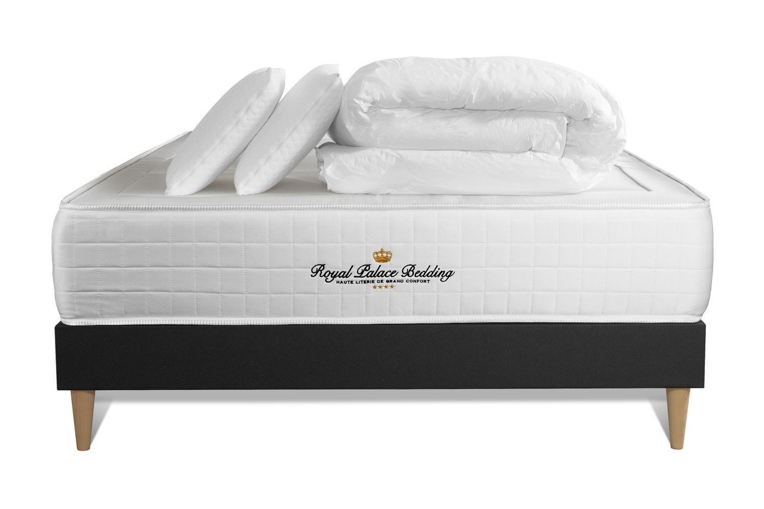 Pack matelas sommier kit 180x200 oreiller couette Pack matelas sommier kit 180x200 oreiller couette