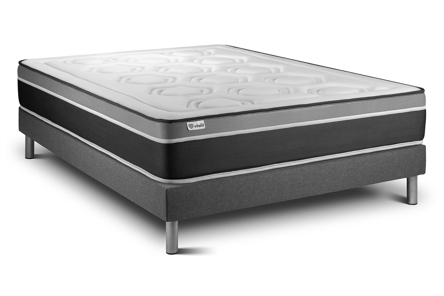 Ensemble matelas 140x200 Ressorts Mémoire de forme - 26 cm Ensemble matelas 140x200 Ressorts Mémoire de forme - 26 cm