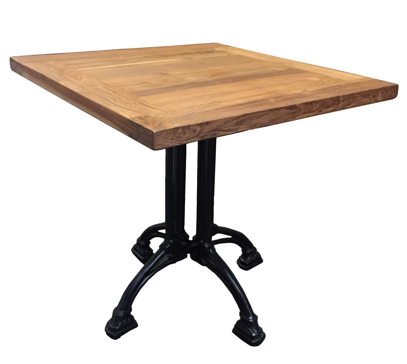 Table carree bois massif