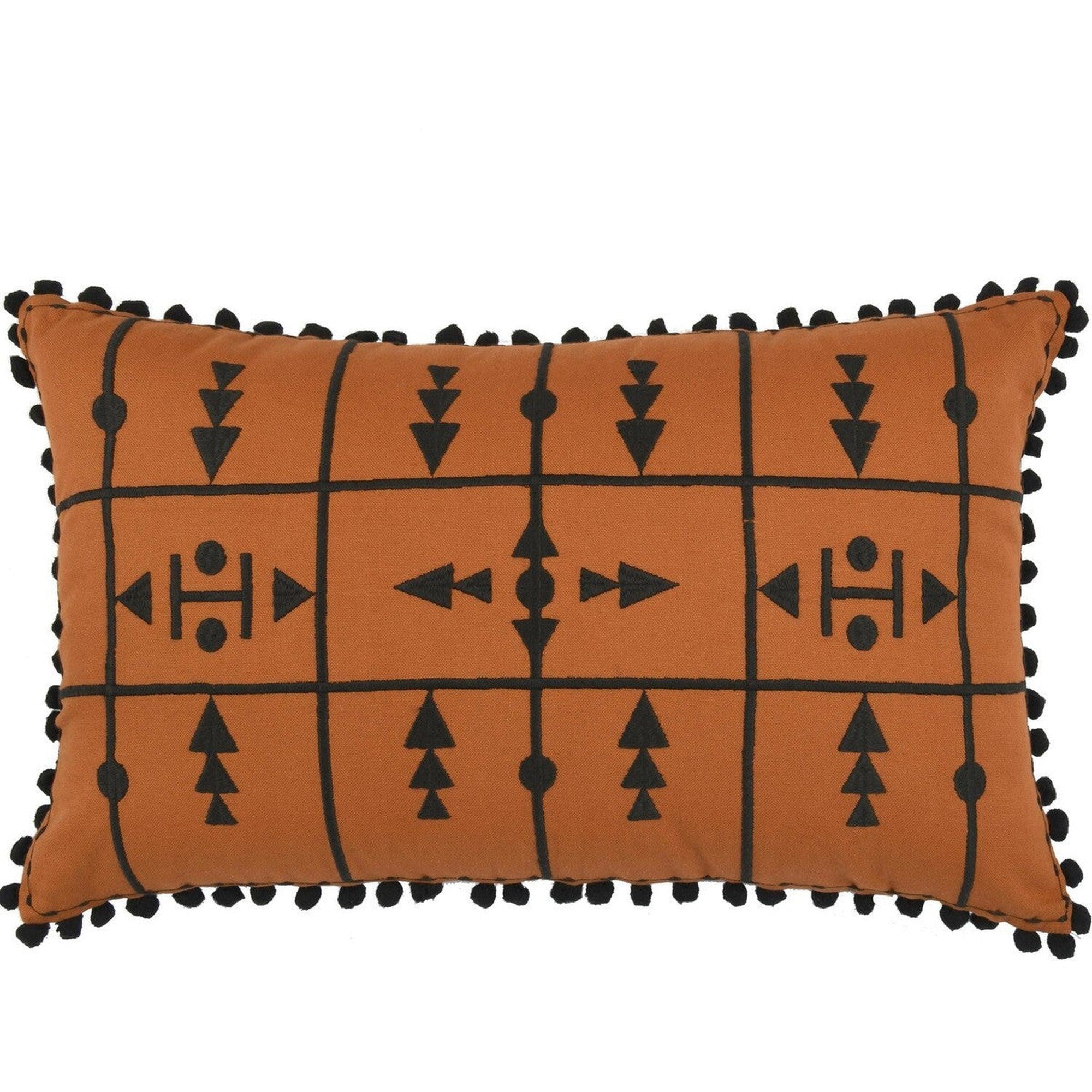 Housse de coussin en coton 50x30 Rouge brique Housse de coussin en coton 50x30 Rouge brique