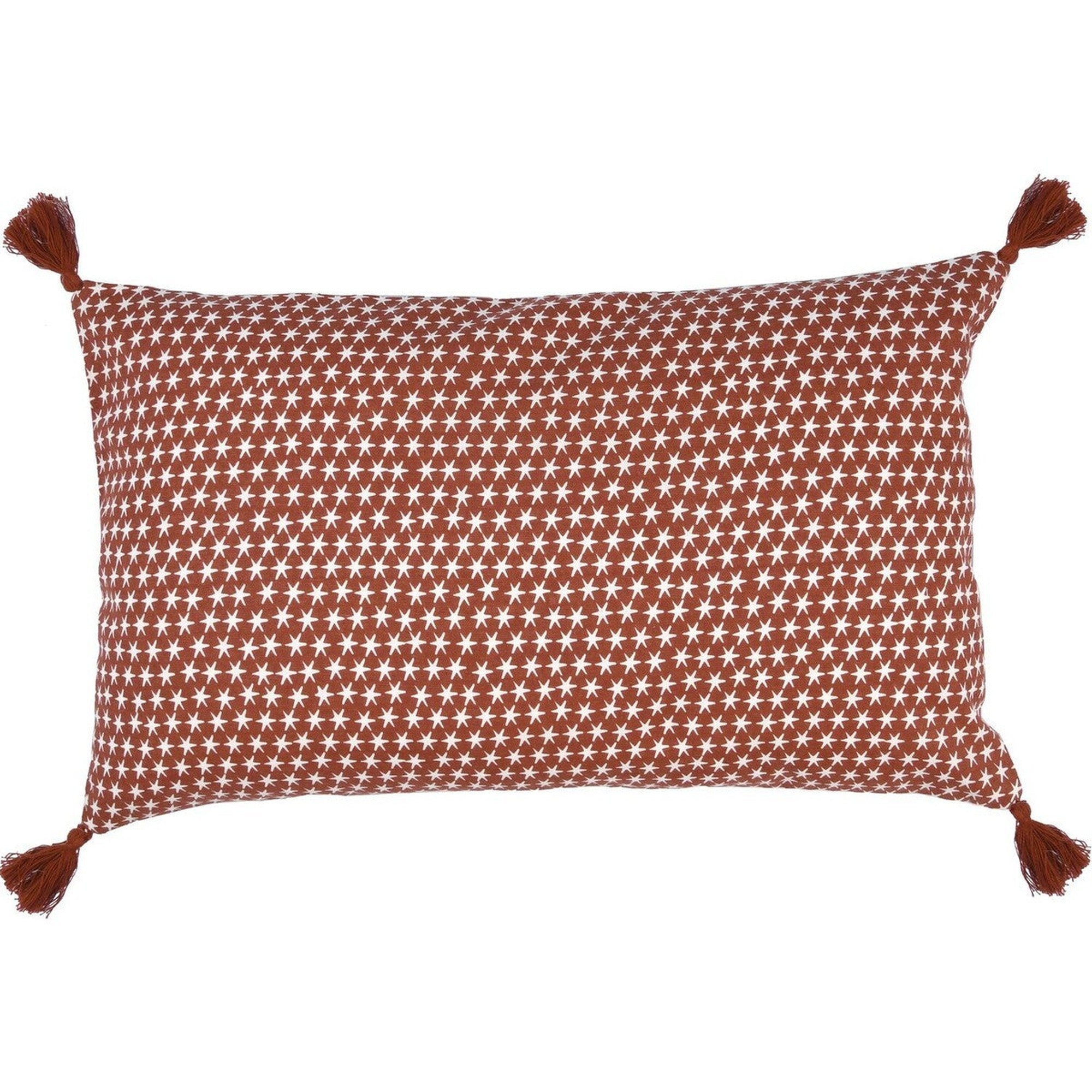 Housse de coussin en coton 50x30 Rouge brique Housse de coussin en coton 50x30 Rouge brique
