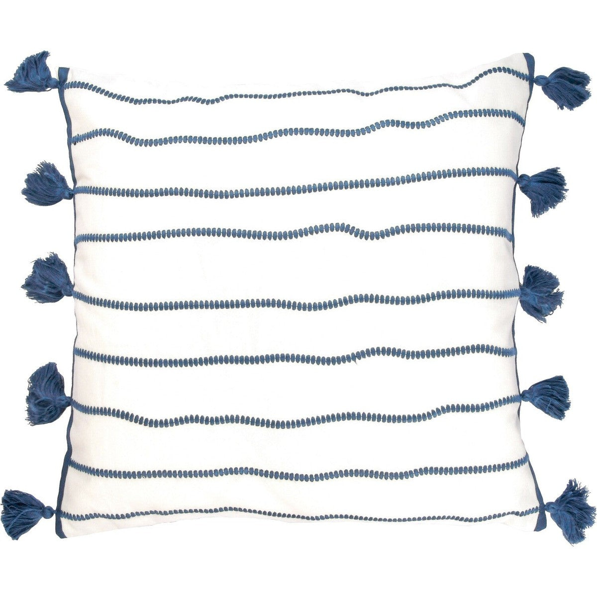 Housse de coussin en coton 50x50 Bleu pétrole