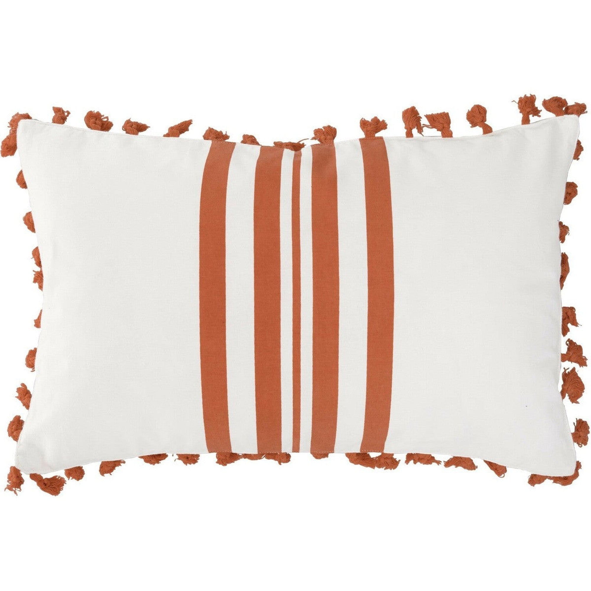 Housse de coussin en coton 50x30 Rouge brique Housse de coussin en coton 50x30 Rouge brique