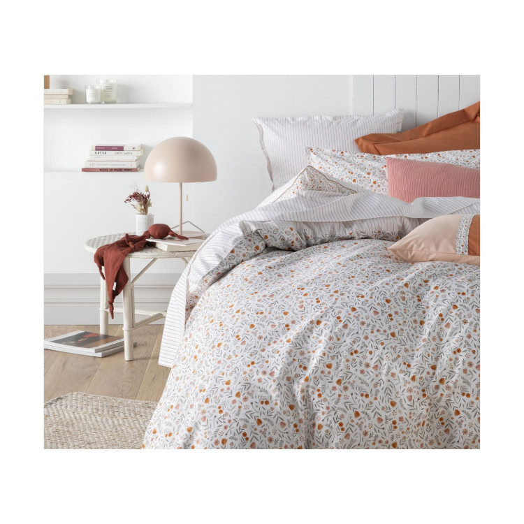 Taie d'oreiller en coton orange 50x75 Taie d'oreiller en coton orange 50x75
