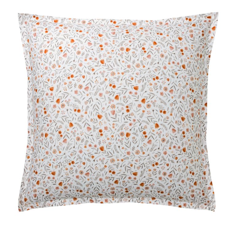 Taie d'oreiller en coton orange 65x65 Taie d'oreiller en coton orange 65x65