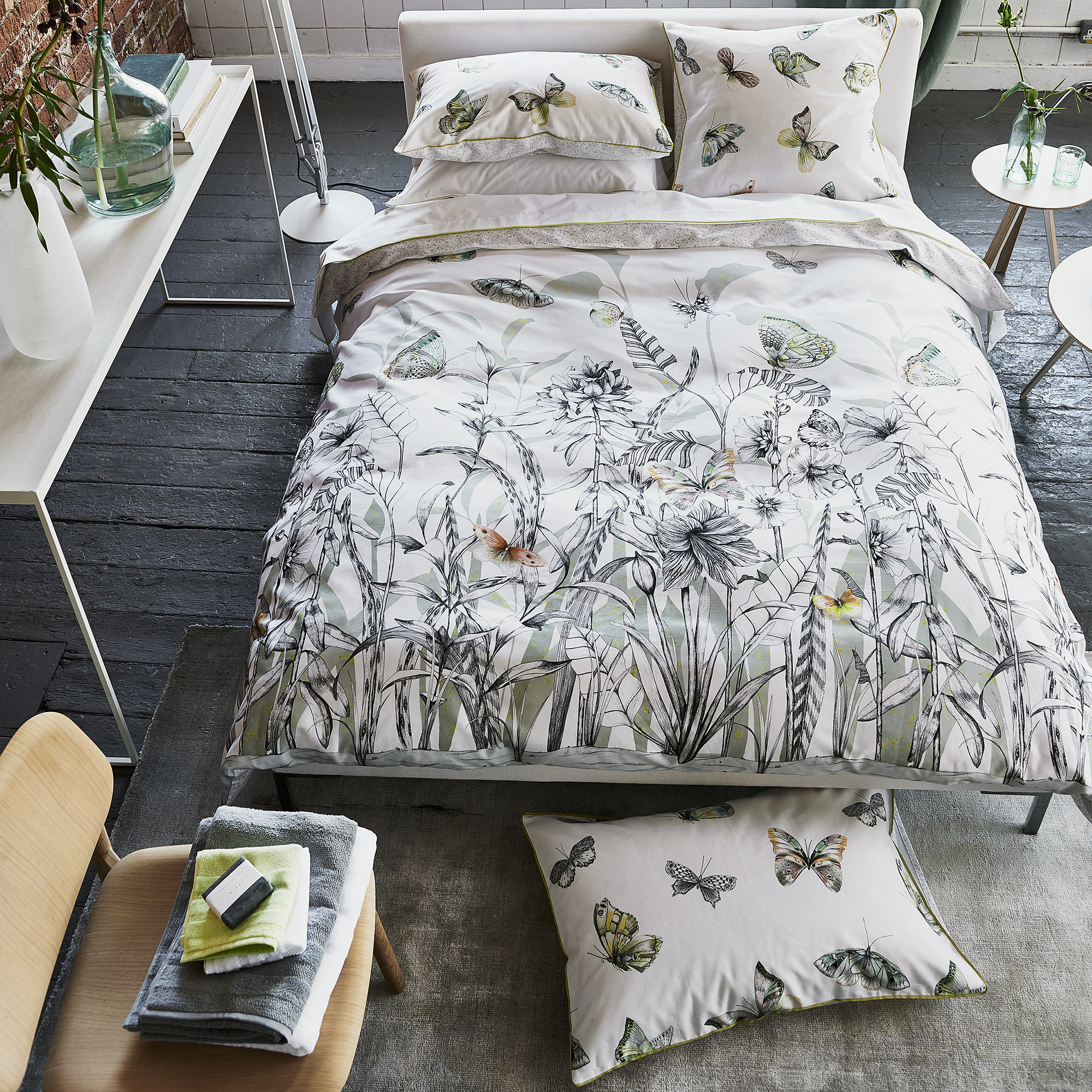 Housse de couette en coton multicolore 140x200