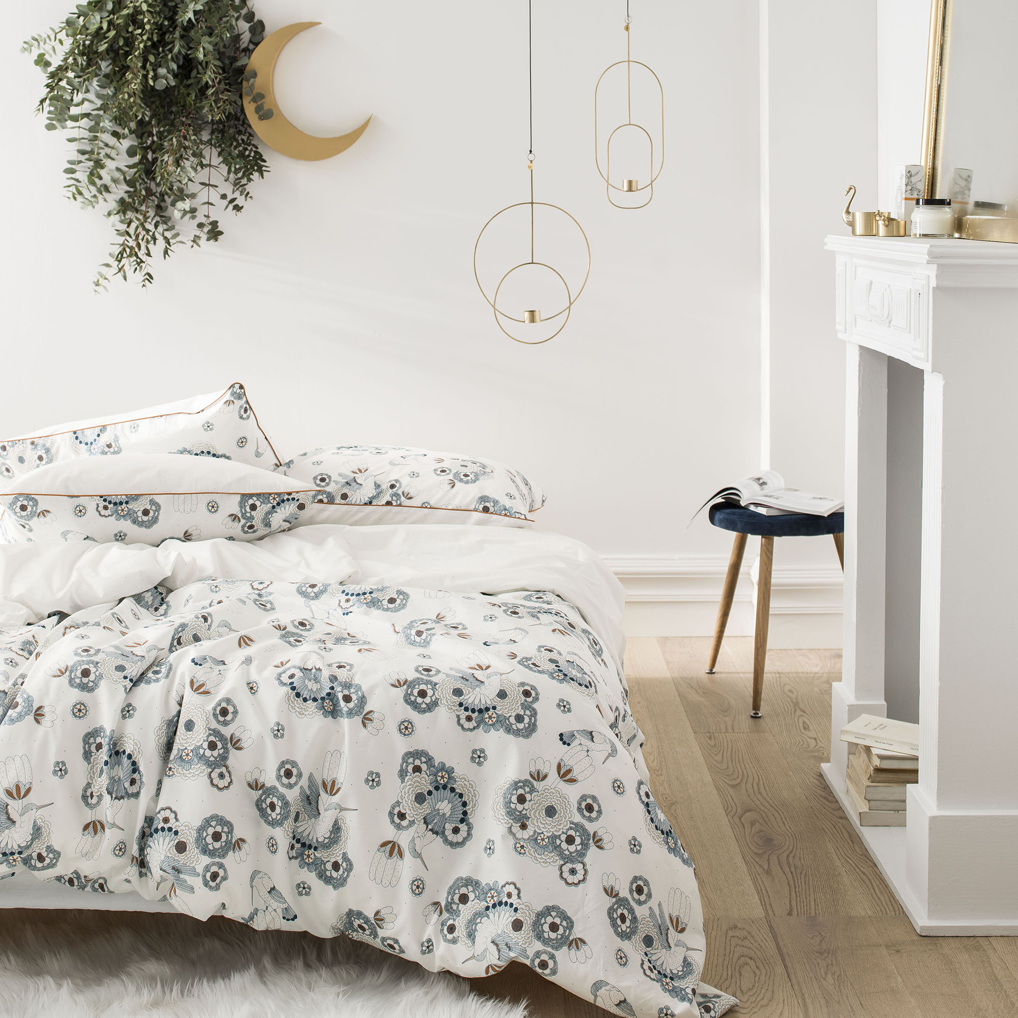 Housse de couette en coton multicolore 240x220 (photo) Housse de couette en coton multicolore 240x220