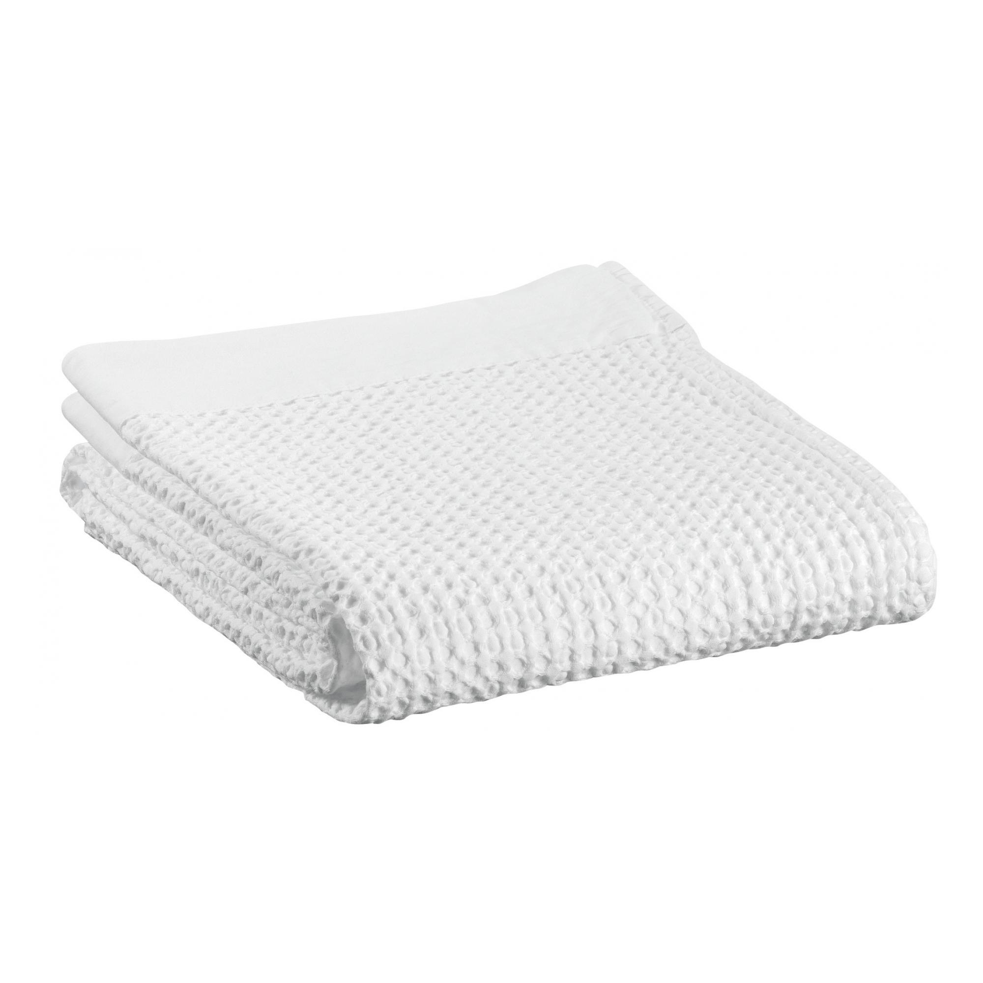 Drap de douche en coton neige 70 x 140 Drap de douche en coton neige 70 x 140