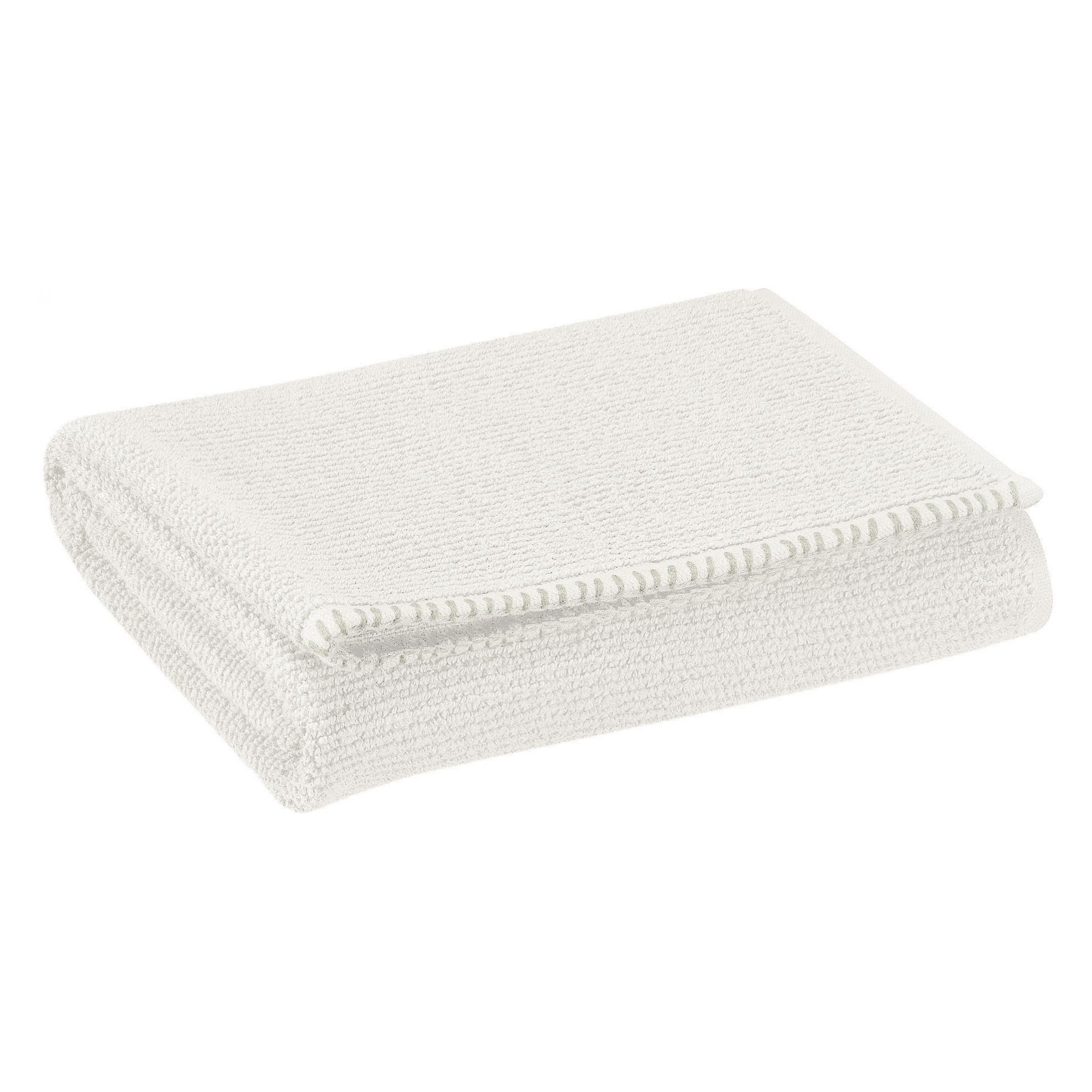 Drap de douche en coton neige 70 x 130 Drap de douche en coton neige 70 x 130