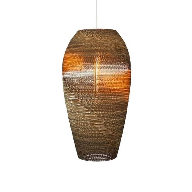 Suspension en carton recyclé diamètre 25 cm Suspension en carton recyclé diamètre 25 cm