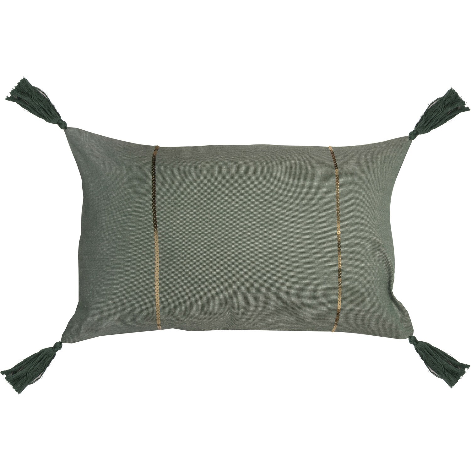 Housse de coussin en coton 50x30 Vert Housse de coussin en coton 50x30 Vert