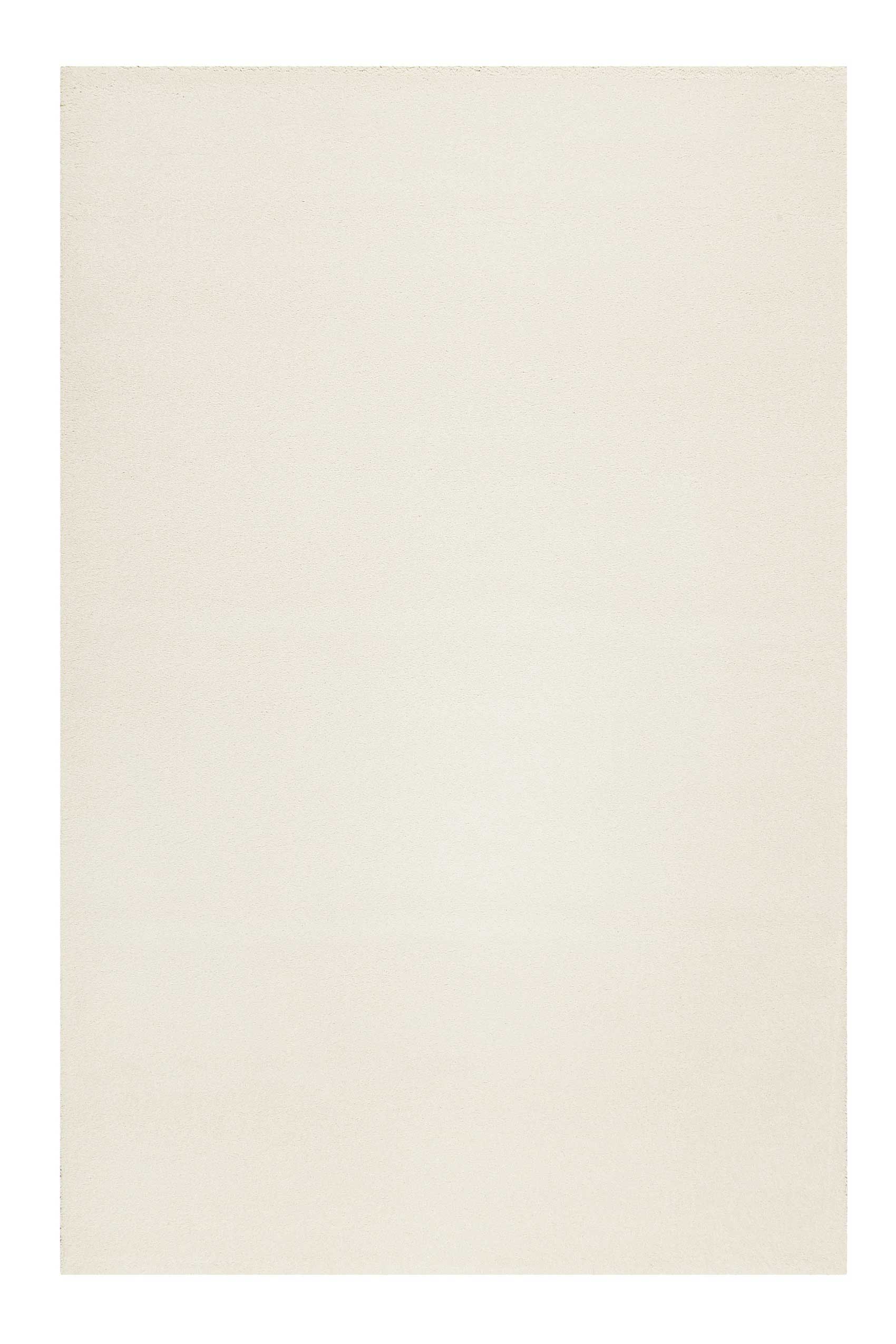 Tapis uni shaggy intemporel blanc cassé pour salon/chambre 170x120