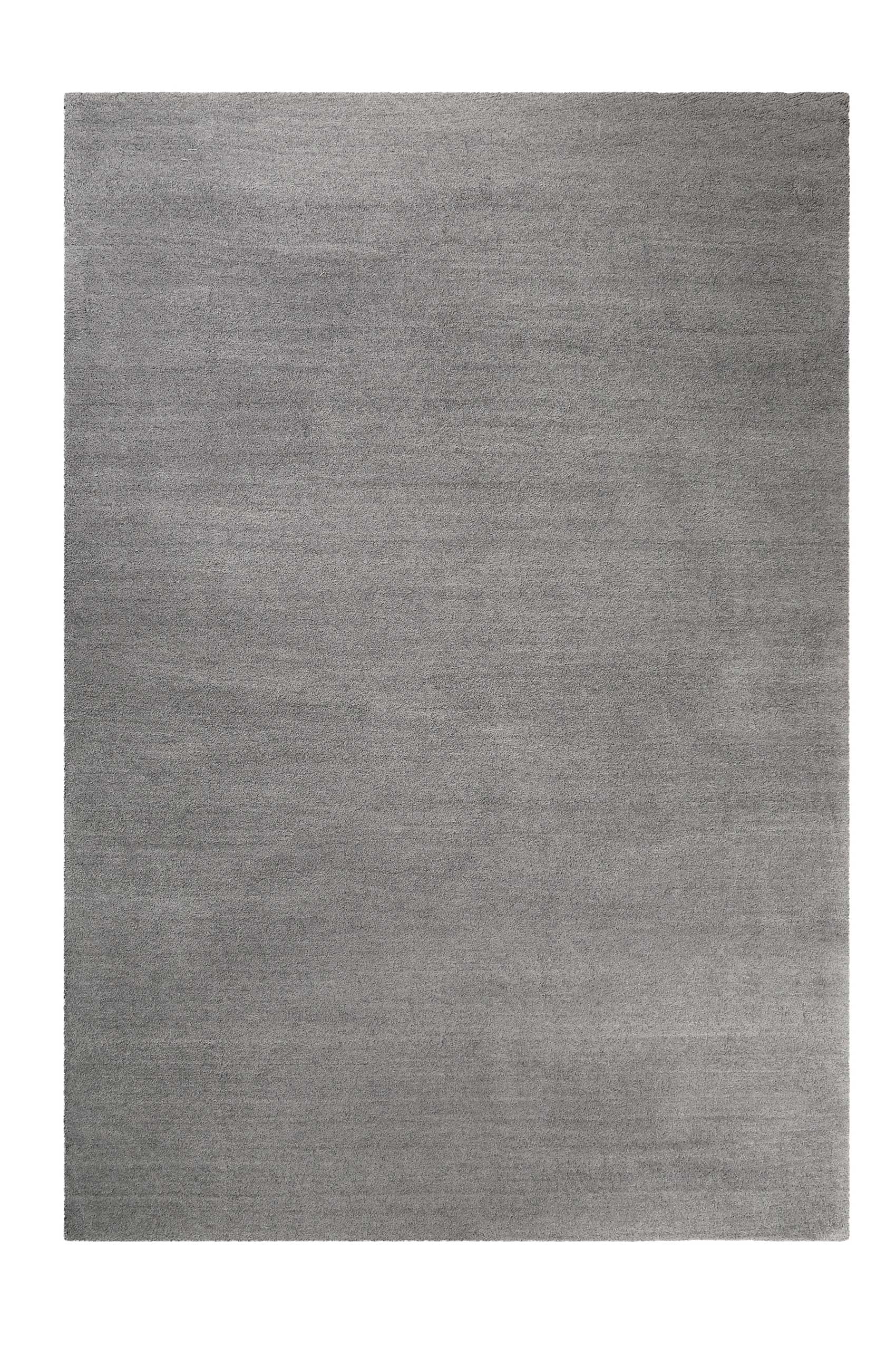 Alfombra de salón de mechón, pelo largo, suave, gris 200x200