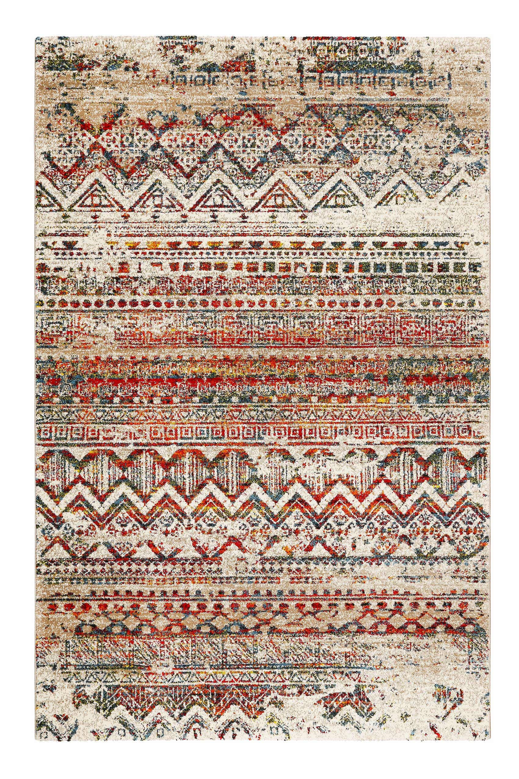 Tapis inspiration berbère multicolore pour salon, chambre 290x200 Tapis inspiration berbère multicolore pour salon, chambre 290x200