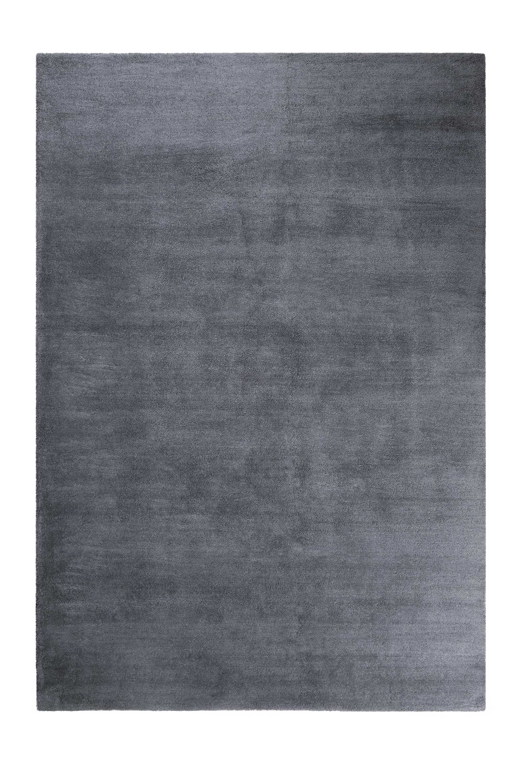 Alfombra de salón de mechón, pelo largo, gris obscuro 190x130