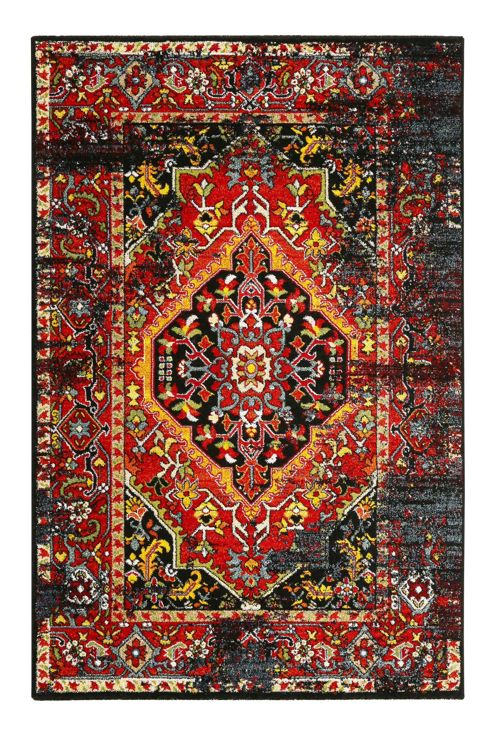 Tapis inspiration néo-classique multicolore 290x200 Tapis inspiration néo-classique multicolore 290x200