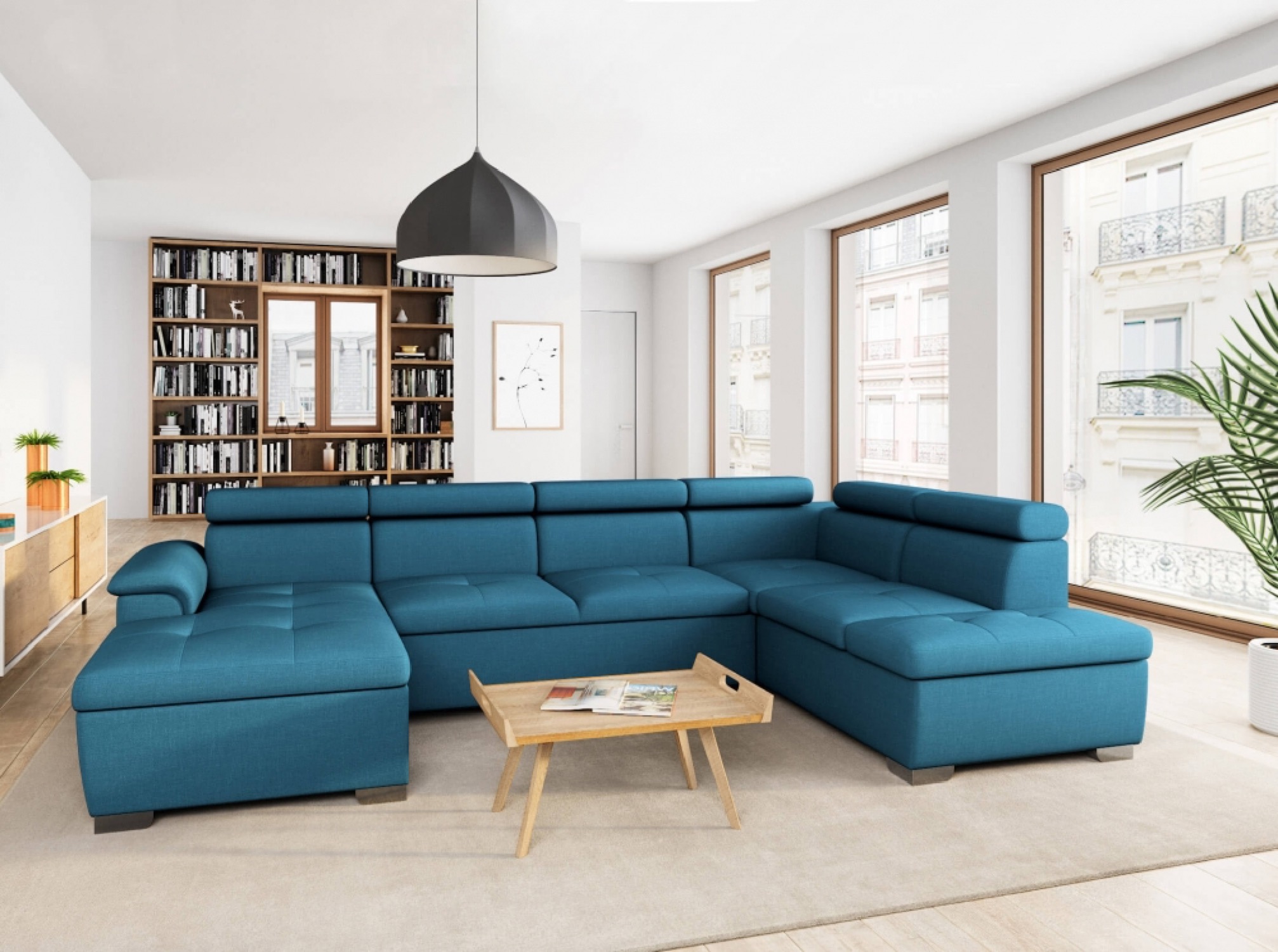 Produit similaire: paola - Canapé relax convertible Bleu