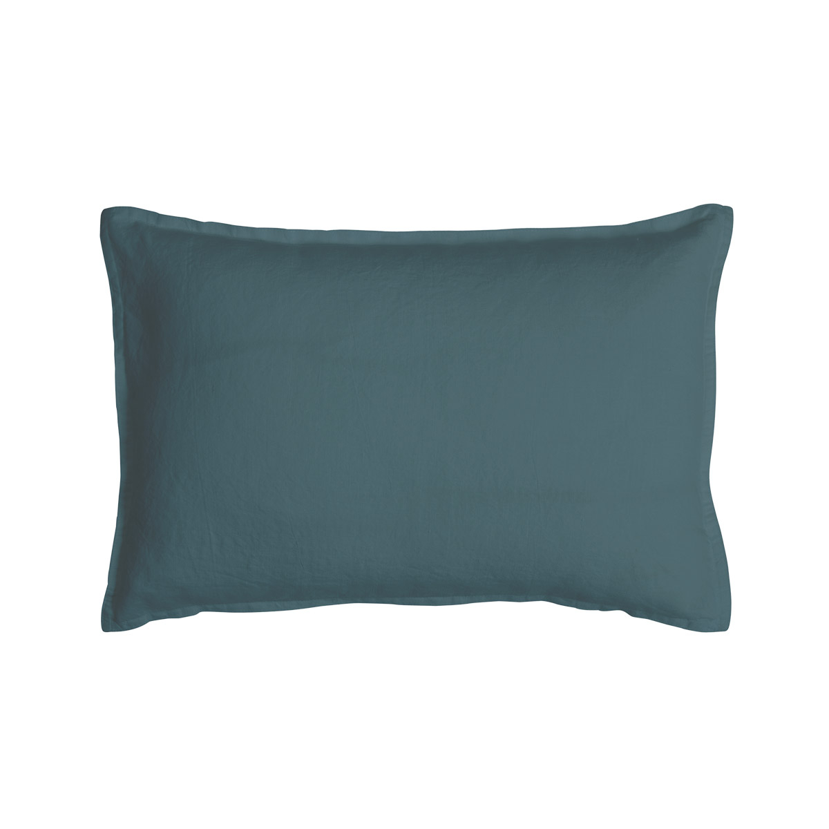 Taie d'oreiller 100 % Lin Bleu 30 x 40 cm Taie d'oreiller 100 % Lin Bleu 30 x 40 cm