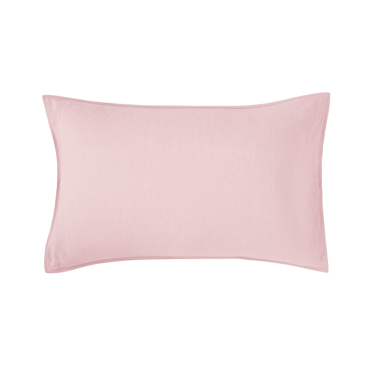 Taie d'oreiller 100 % Lin Rose 50 x 75 cm Taie d'oreiller 100 % Lin Rose 50 x 75 cm