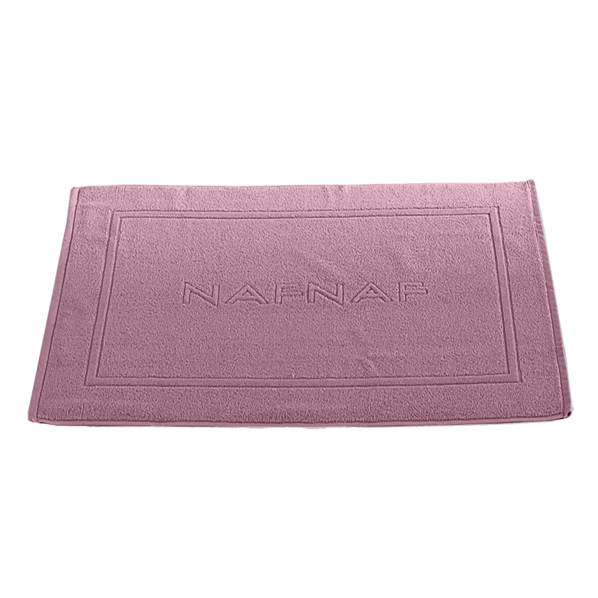 Tapis de bain 750gr/m2 en coton mauve 50x80 Tapis de bain 750gr/m2 en coton mauve 50x80