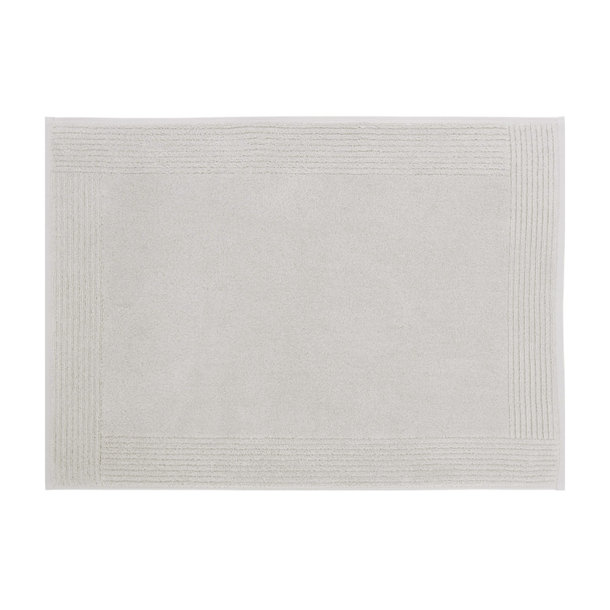 Tapis de bain en  coton gris 50 x 70 cm