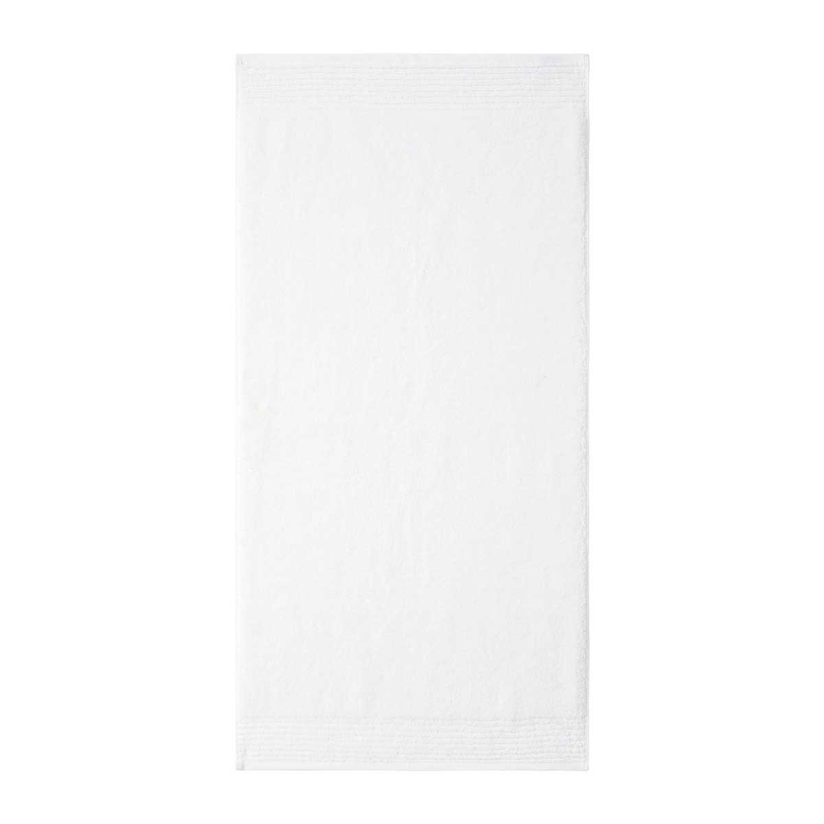 Serviette de bain en  coton blanc 50 x 100 cm