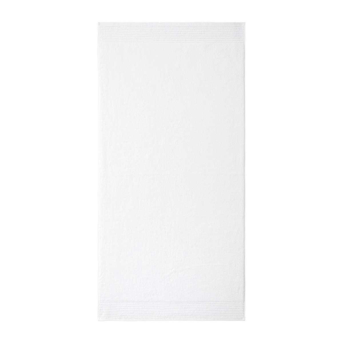 Serviette de bain coton peigné Blanc 70 x 140 cm