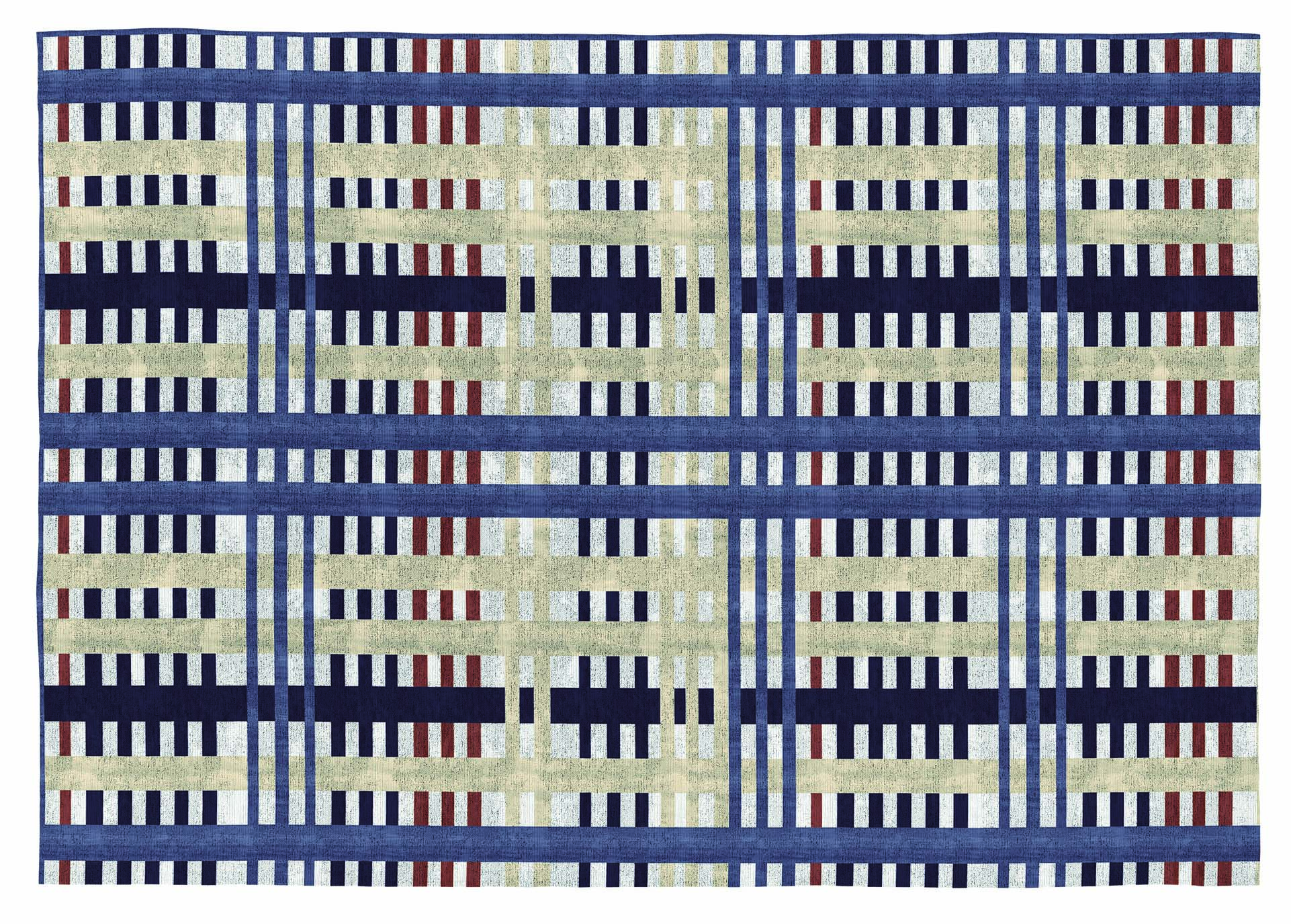 Tapis décoratif en coton en impression numérique 140x200