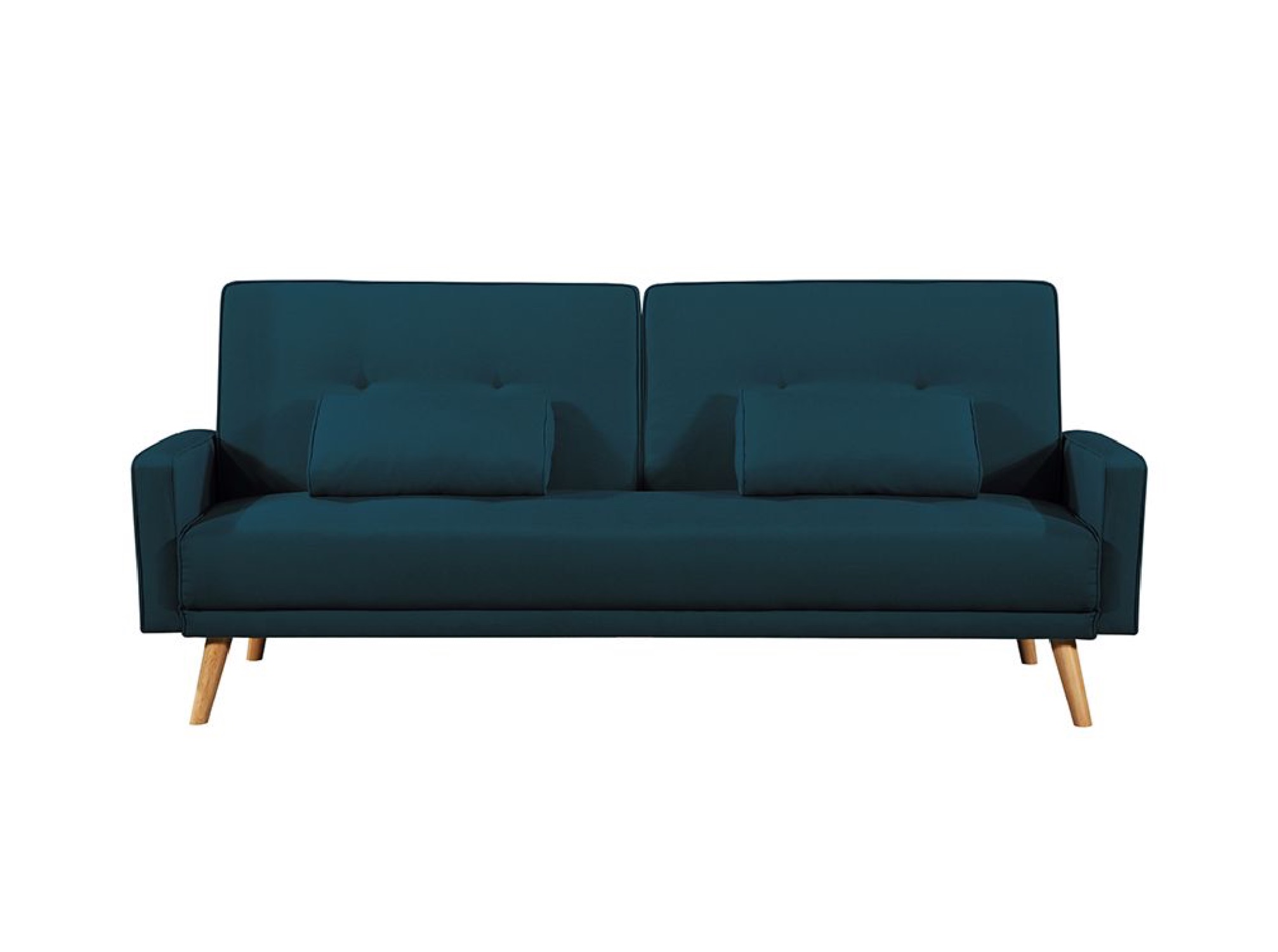 Canapé droit Bleu Tissu Design Confort Promotion