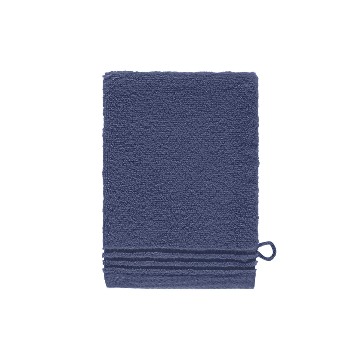 Gant de toilette coton peigné Bleu 15 x 21 cm Gant de toilette coton peigné Bleu 15 x 21 cm