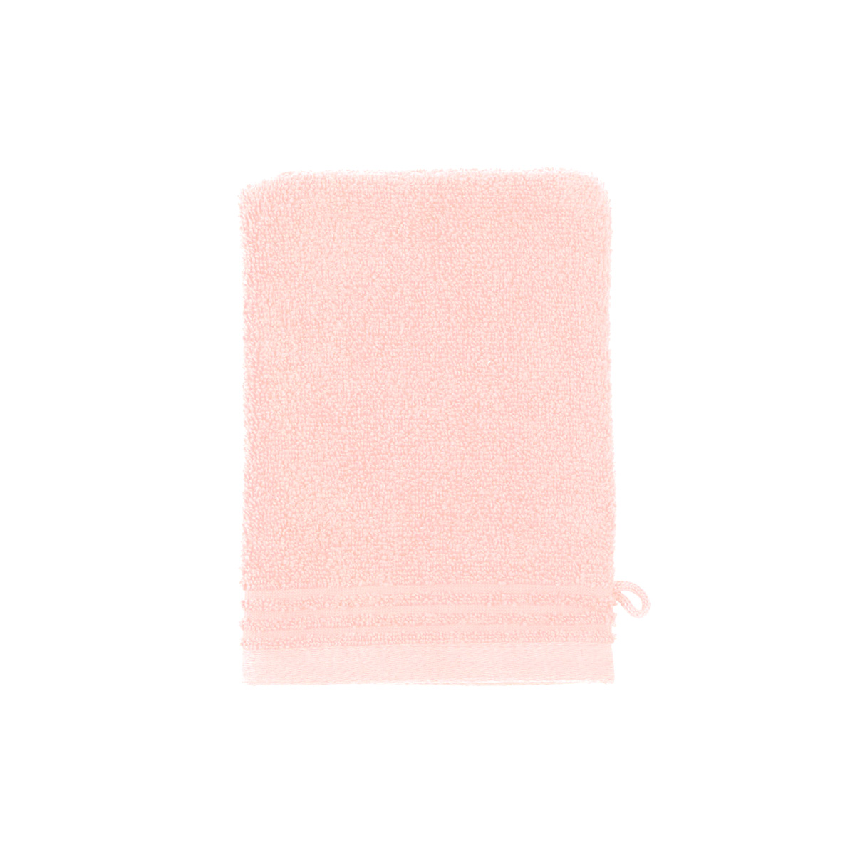 Gant de toilette coton peigné Rose 15 x 21 cm Gant de toilette coton peigné Rose 15 x 21 cm