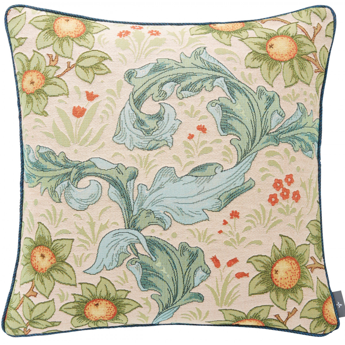 Coussin tapisserie oranger Beige 50 x 50 Coussin tapisserie oranger Beige 50 x 50
