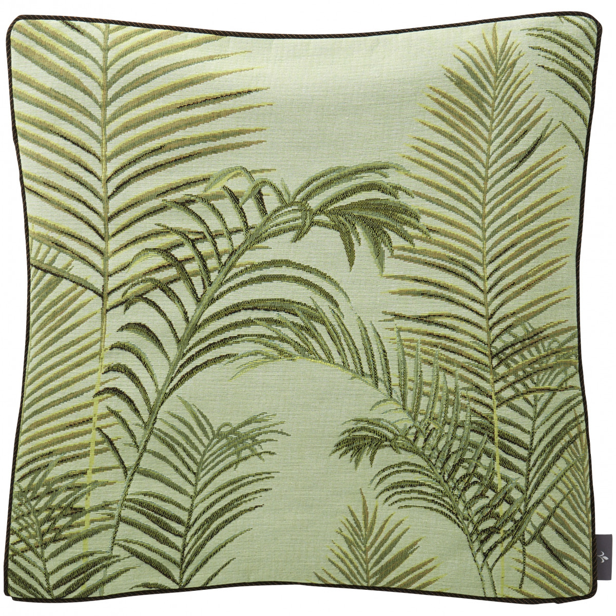 Coussin feuilles légères tissé Vert clair 50 x 50 Coussin feuilles légères tissé Vert clair 50 x 50