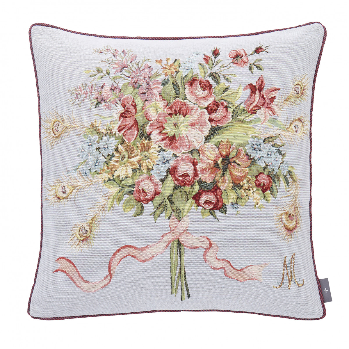 Coussin marie Antoinette tissé Violet 50 x 50 Coussin marie Antoinette tissé Violet 50 x 50