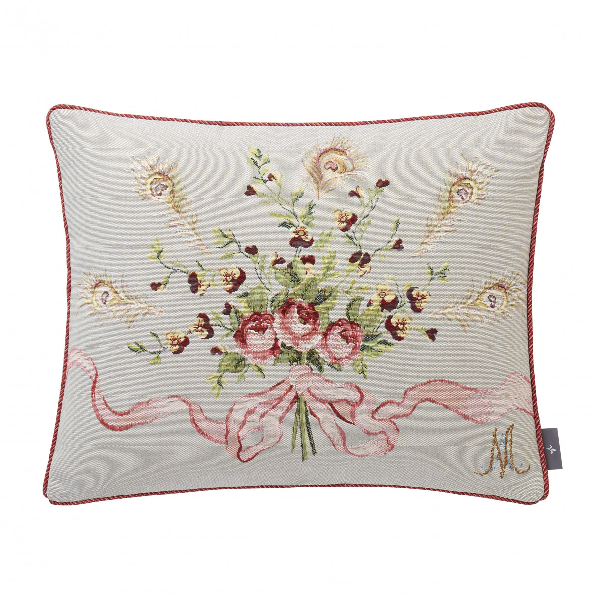 Coussin marie Antoinette tissé Gris 40 x 50 Coussin marie Antoinette tissé Gris 40 x 50