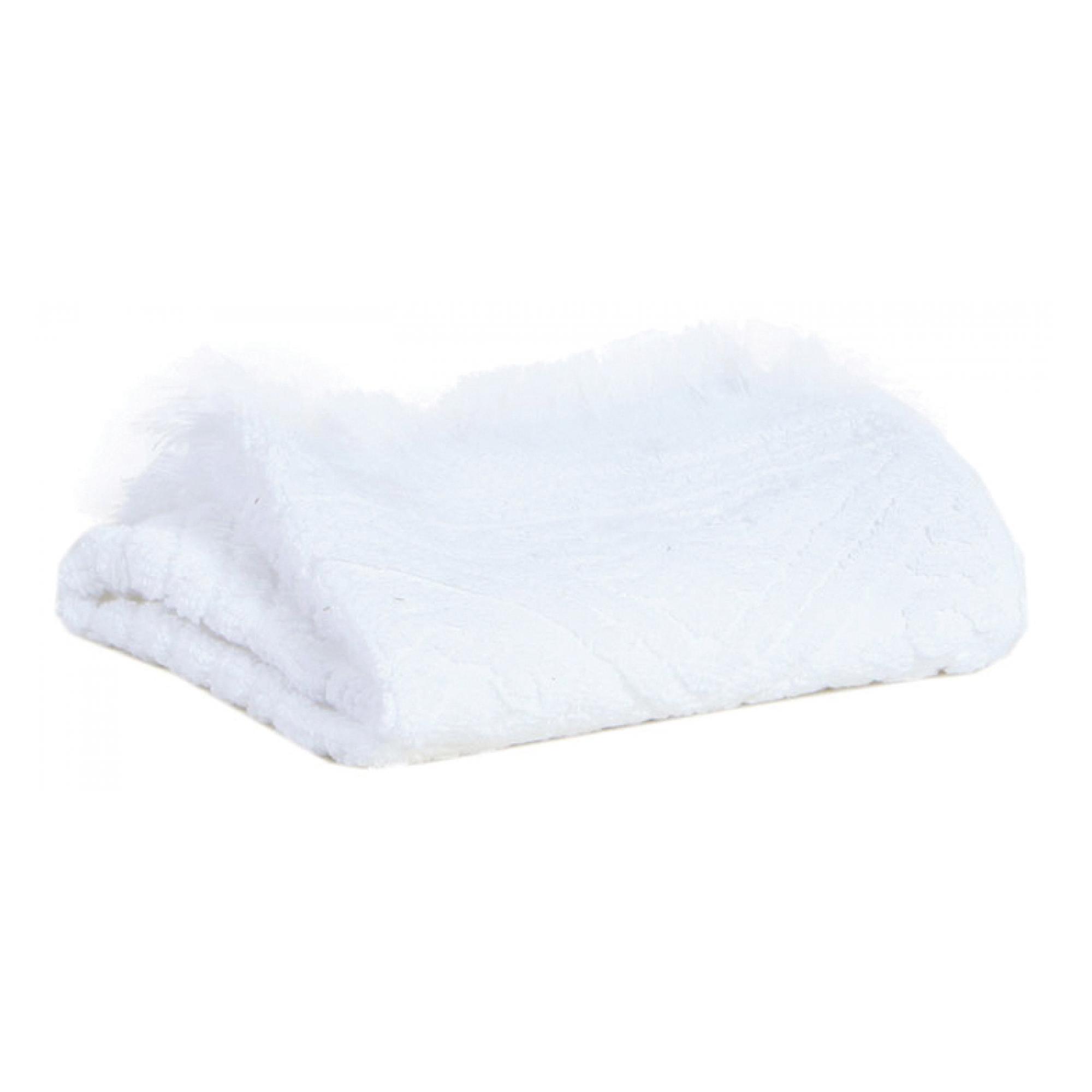 Drap de douche Zoé en coton neige 70 x 140 Drap de douche Zoé en coton neige 70 x 140