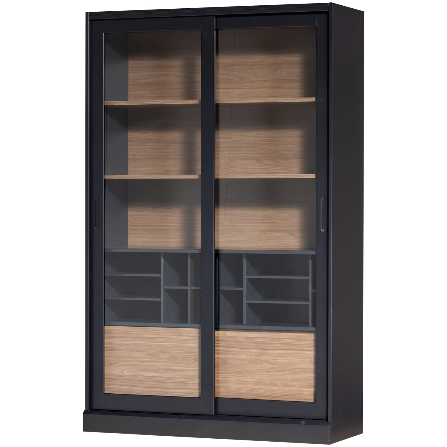 Vitrine en Bois noir (photo) Vitrine en Bois noir
