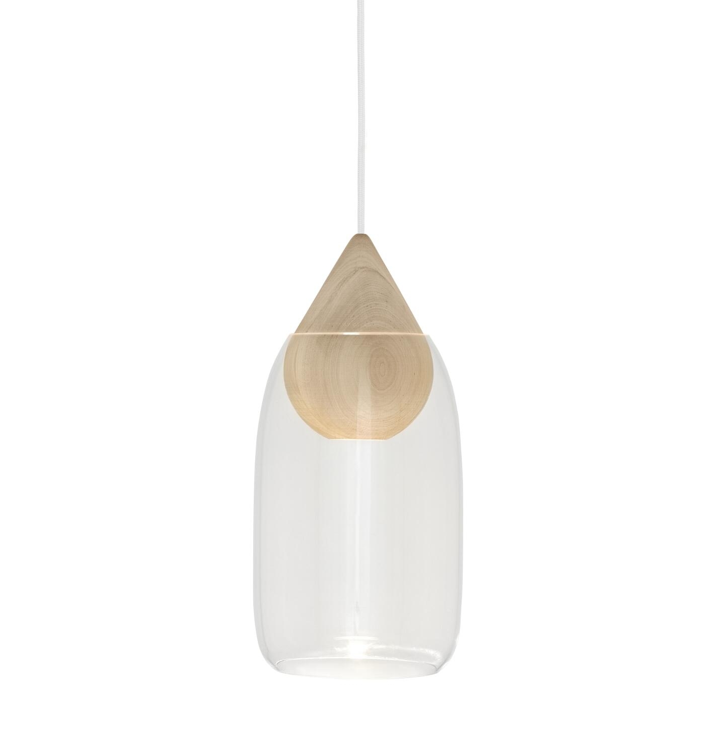 Suspension en verre transparent Suspension en verre transparent