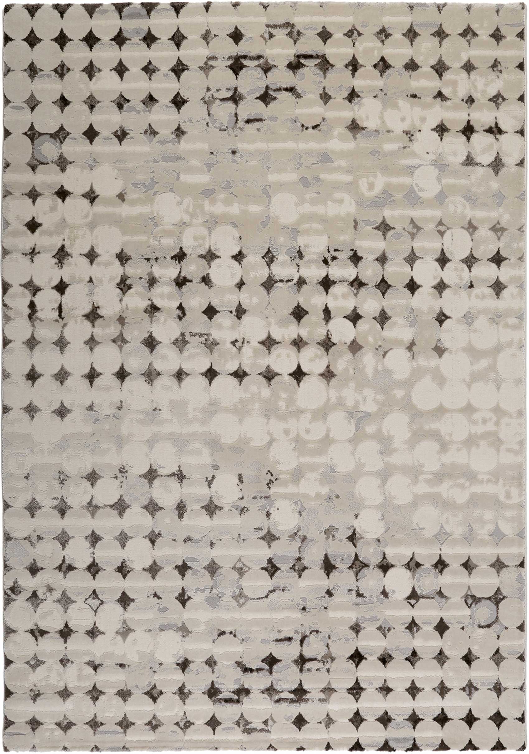 Tapis vintage relief beige/marron/gris pour salon, chambre 170x120 Tapis vintage relief beige/marron/gris pour salon, chambre 170x120