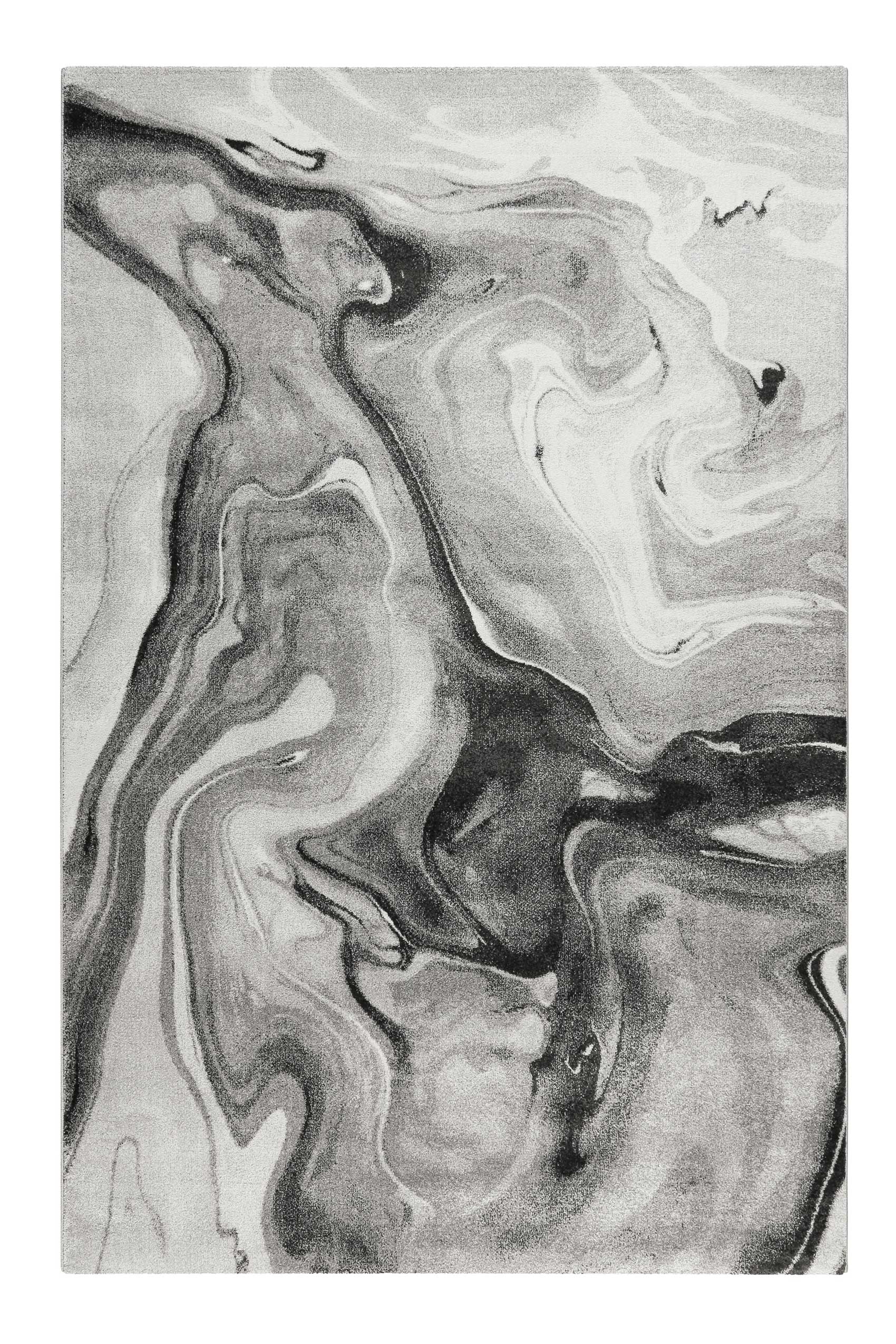 Tapis motif marbre nuances de gris pour salon, chambre 290x200 Tapis motif marbre nuances de gris pour salon, chambre 290x200