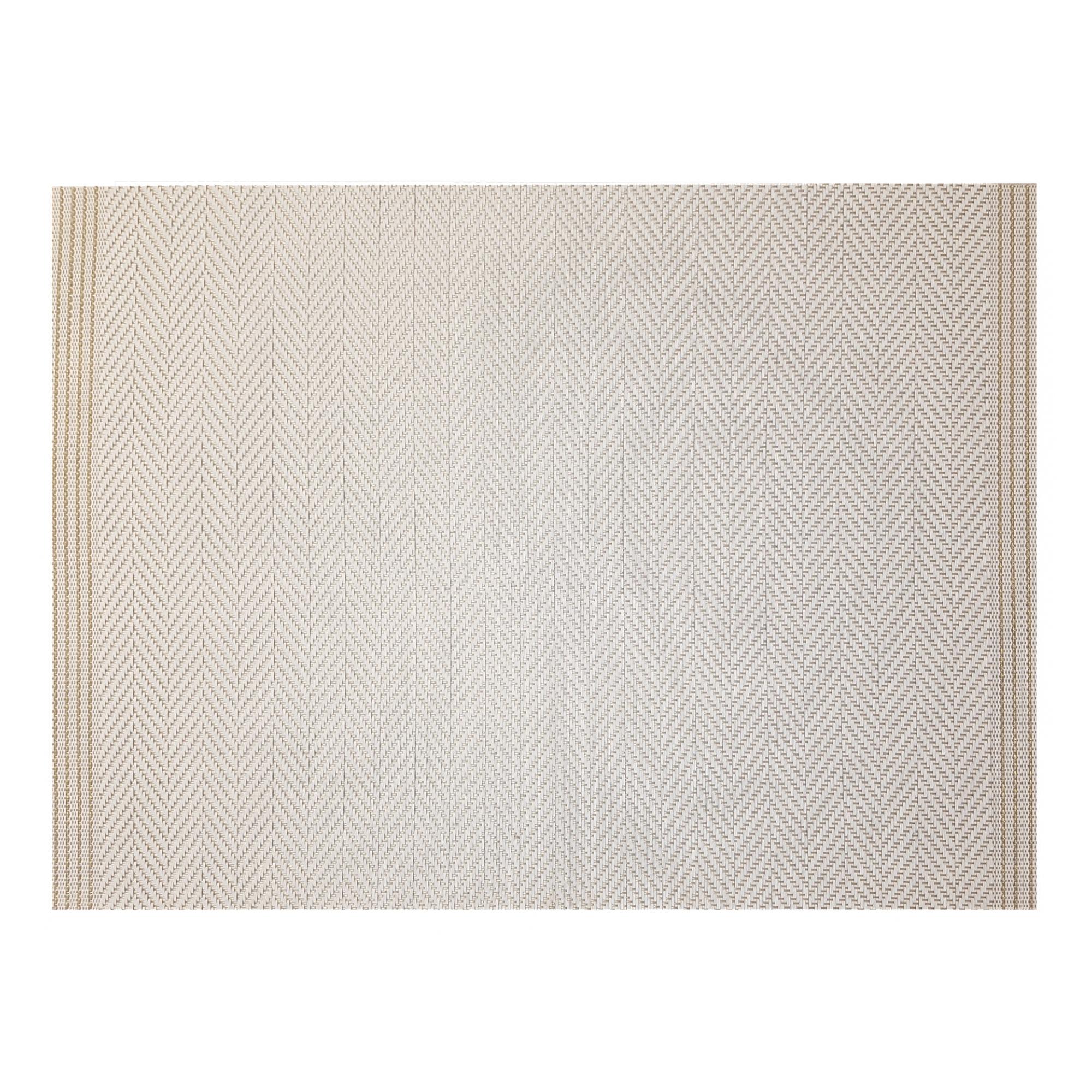 Set de table en polyester ivoire/or 33 x 45