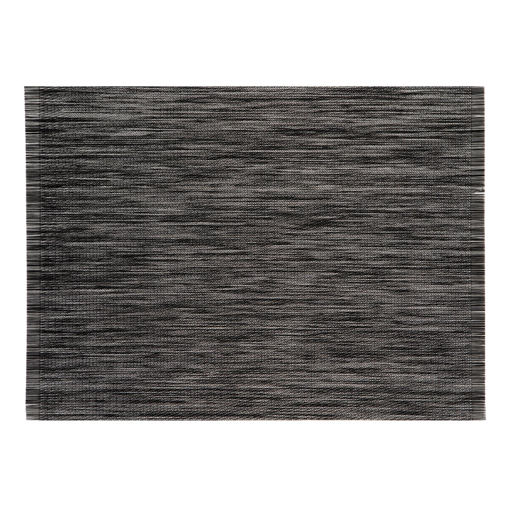 Set de table en polyester noir 33 x 45 Set de table en polyester noir 33 x 45