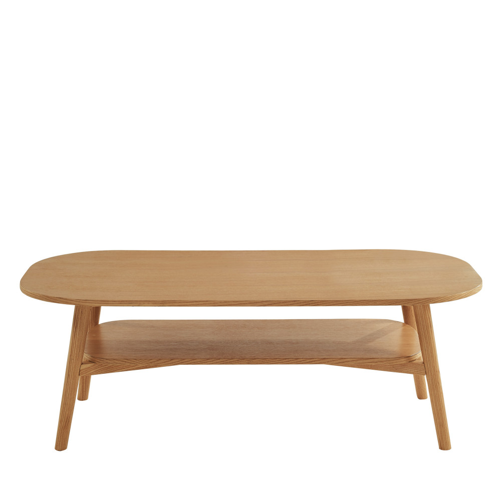 Table basse vintage en bois 120x60 cm bois clair Table basse vintage en bois 120x60 cm bois clair