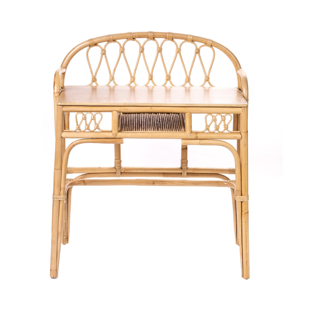 Bureau vintage en rotin Bureau vintage en rotin