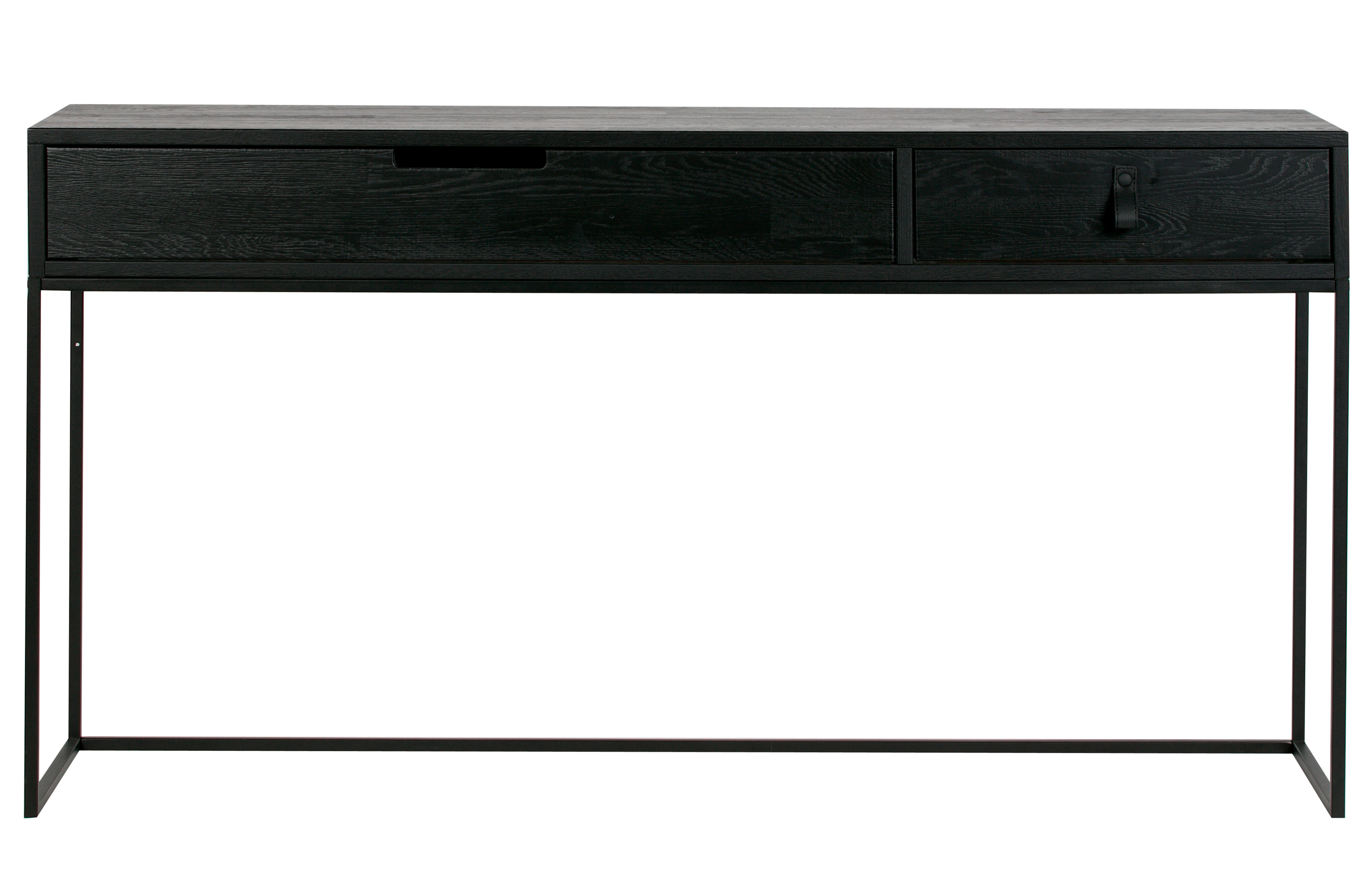 Console design en bois noir Console design en bois noir